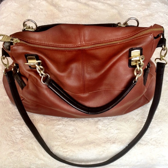 Steve Madden brown satchel. - Picture 2 of 8